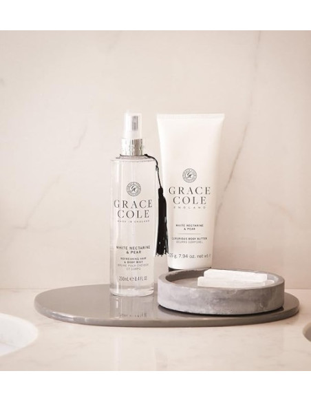 GRACE COLE Body Butter (Vit Nektarin/Päron) 225g