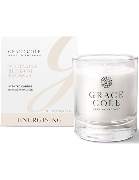 GRACE COLE Doftljus (Nektarinblommor/Grapefrukt) 200g