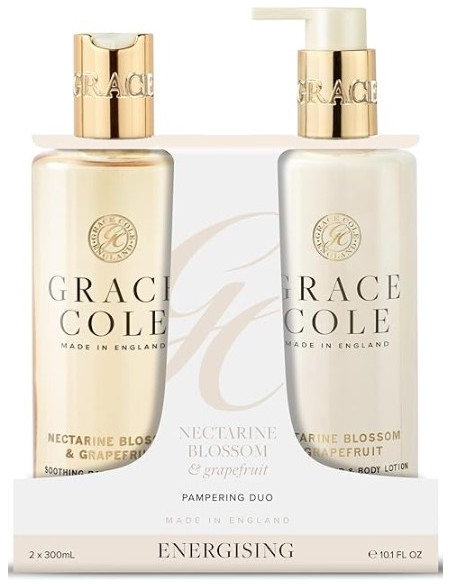 GRACE COLE Bodyset (Nektarinblomma/Grapefrukt) DUO