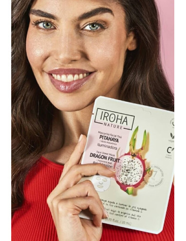 IROHA NATURE Ljusgörande ansiktsmask...