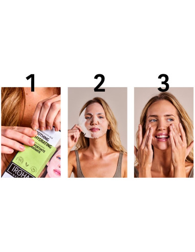 IROHA NATURE Ljusgörande ansiktsmask...