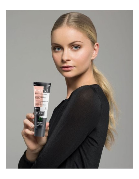 IROHA NATURE HER[B] Närande och återställande nattmask med hampaolja 75ml