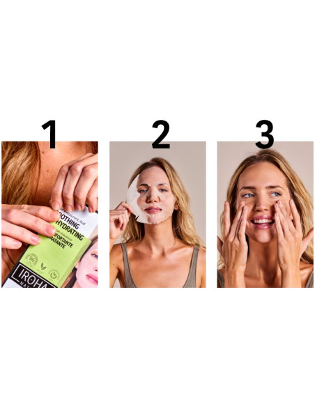 IROHA NATURE Peeling ansiktsmask med glykolsyra 23 ml