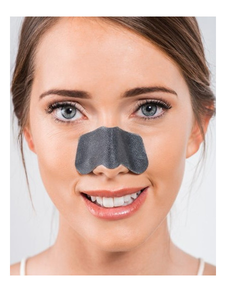 Iroha Nature rengörande porremsor för näsan med kol, grönt te och aloe vera för pormaskar, 5 st