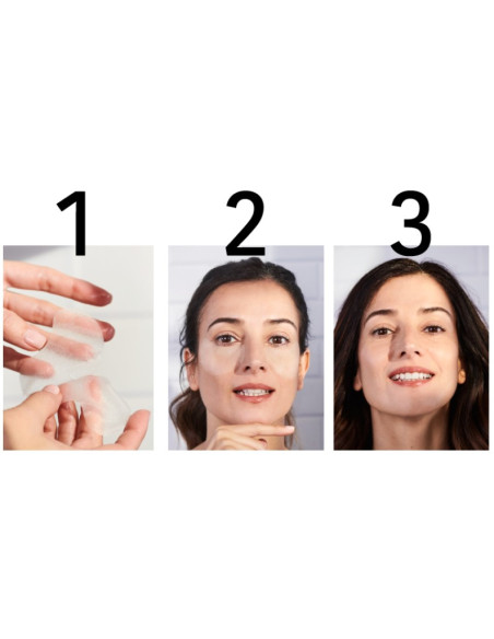 IROHA NATURE ögonmask med C-vitamin, gurka och hyaluronsyra