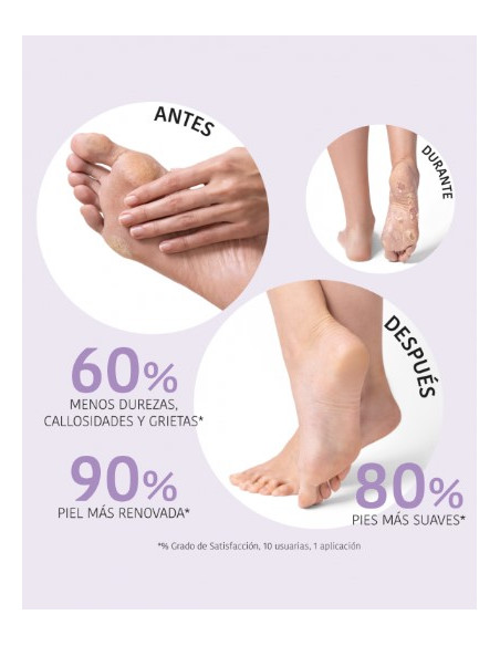 Iroha Nature exfolierande maskstrumpor för fötterna med glykolsyra och lavendel för borttagning av död hud och förhårdnader, 1 p
