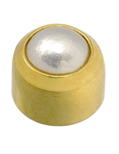 24 karat Z MINI Pearl cabachon...