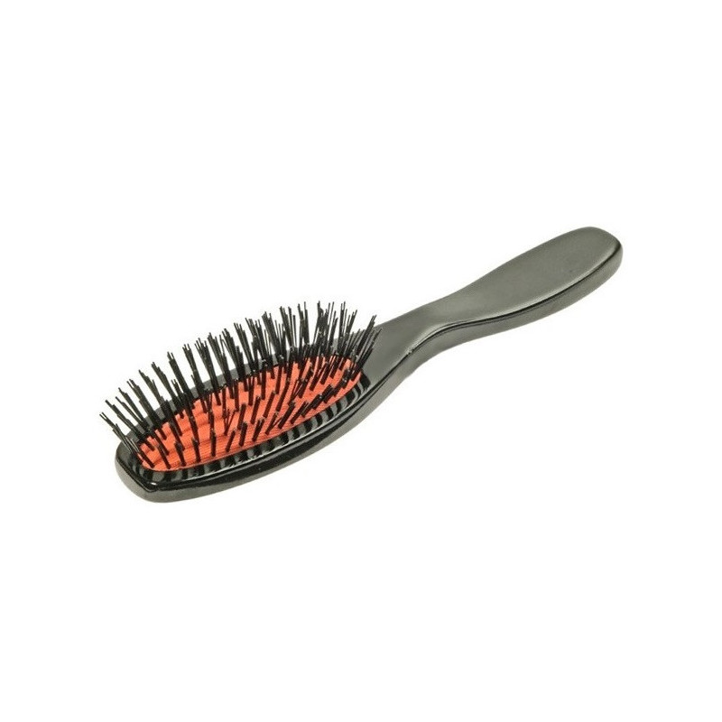 Brush CLASSIC SILK with rounded nylon bristles, With 7 rows