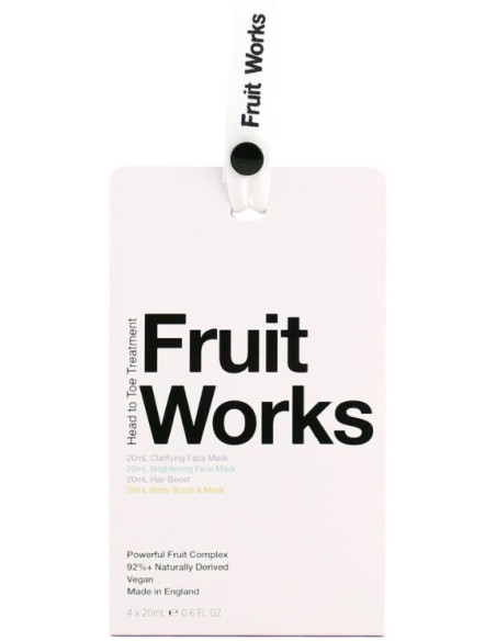 FRUIT WORKS Huvudtåbehandling Hjulvårdskomplex 4x20ml