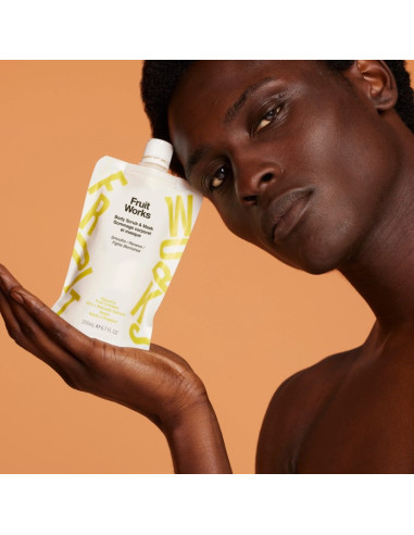 FRUIT WORKS Kroppspeeling och mask 200ml