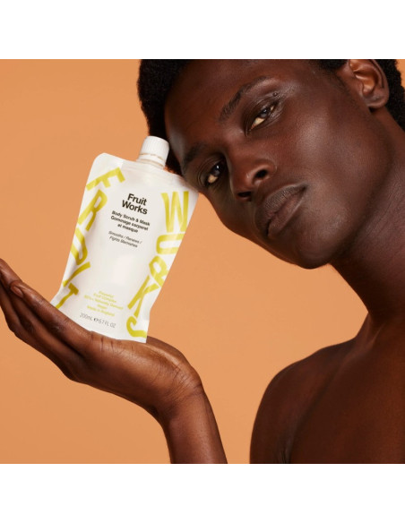FRUIT WORKS Kroppspeeling och mask 200ml