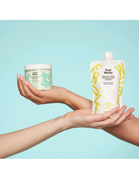 FRUIT WORKS Kroppspeeling och mask 200ml