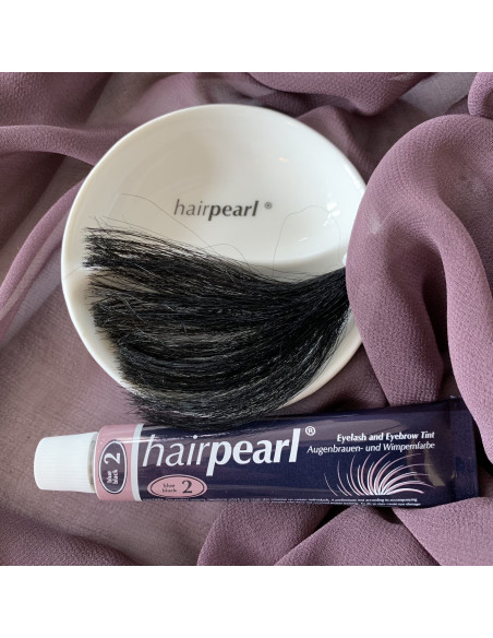Hairpearl Krämögelfransfärg nr 2 Blåsvart