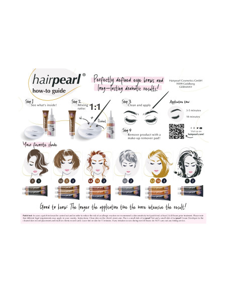 Hairpearl Krämögonbrynsfärg nr 4.4 Grafitbrun