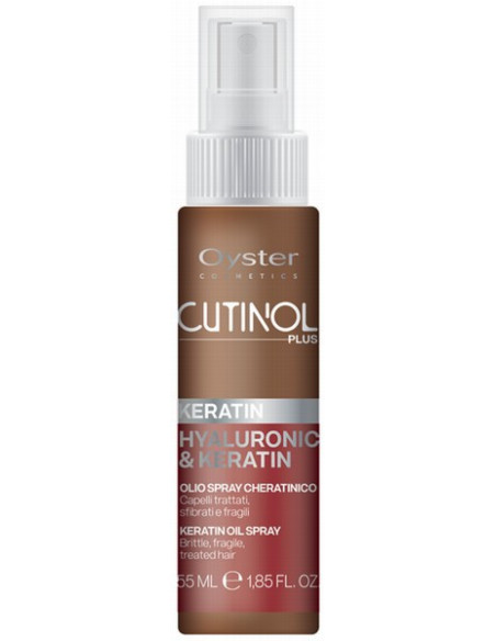 Oyster Cutinol Plus Keratin hårolja för restrukturerande vård av sprött hår, 55 ml