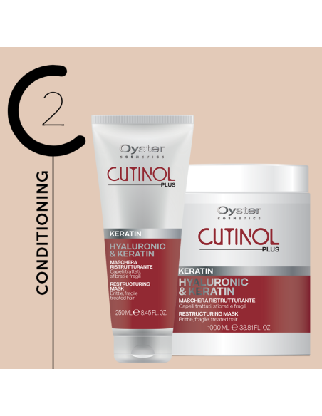 Oyster Cutinol Plus Keratin 10-i-1 spraymask för intensiv multifunktionell vård av sprött hår, 150 ml