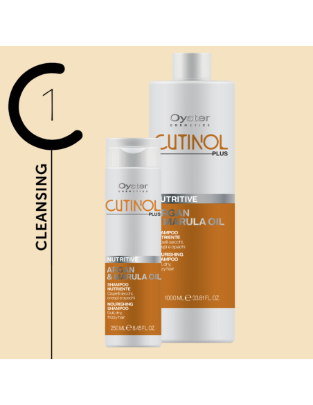 Oyster Cutinol Plus Nutritive schampo för näring och återfuktning av torrt hår, 250 ml