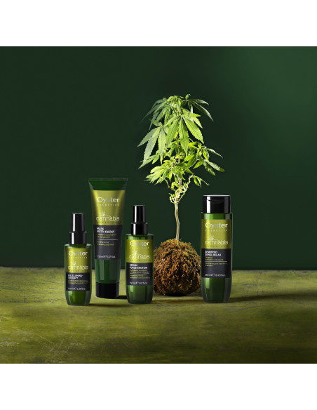 Oyster Cannabis Green Lab Sensi-Relax vårdande och återfuktande schampo med hampfröolja, 1000 ml
