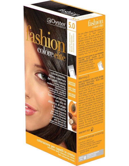 FASHION ELITE hårfärg 5.0, ljusbrun 50ml+50ml+15ml