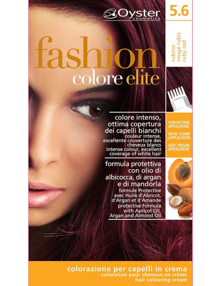 FASHION ELITE hårfärg 5.6, ljusrödbrun 50ml+50ml+15ml
