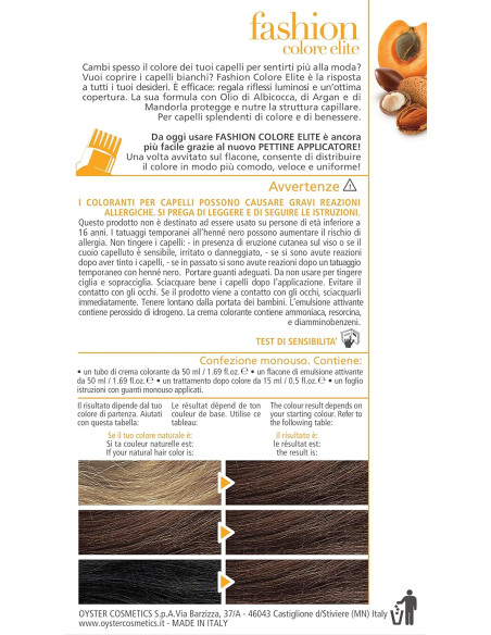FASHION ELITE hårfärg 7.0, safariblond 50ml+50ml+15ml