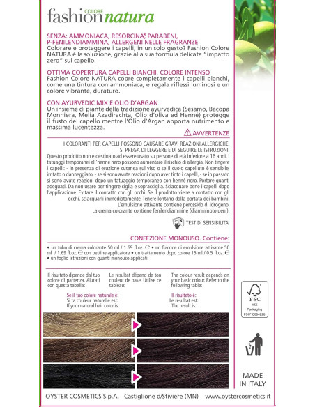 FASHION NATURA hårfärg 4.7, choklad 50ml+50ml+15ml