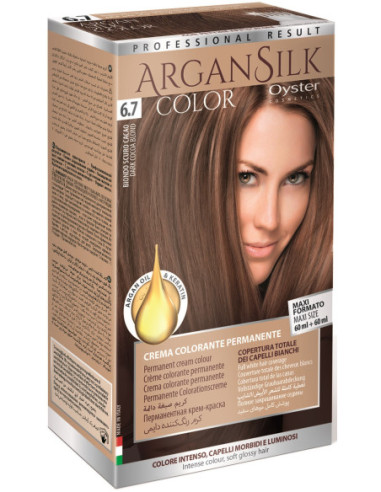 ARGAN SILK Hårfärg 6.7, mörk...