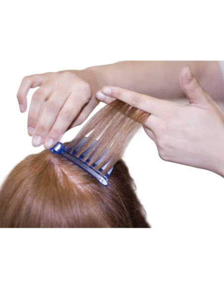 Klämmor för hårförlängningar, 5 borst, 2 st