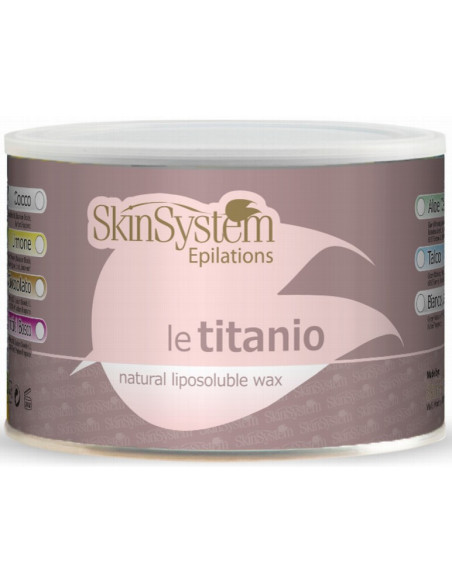 SkinSystem remsvax med titandioxid för hårborttagning, Choklad, 400 ml