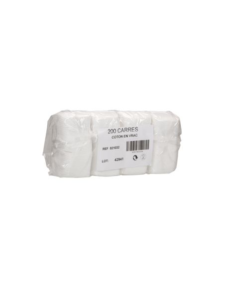 Bomullsrondeller, 100 % bomull, 80 mm x 80 mm, 200 st.