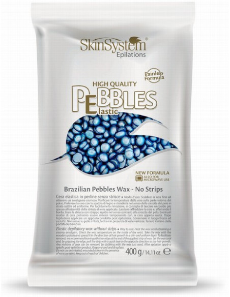 SkinSystem PEBBLES Hard-Hot Wax Azulene Cream 400g