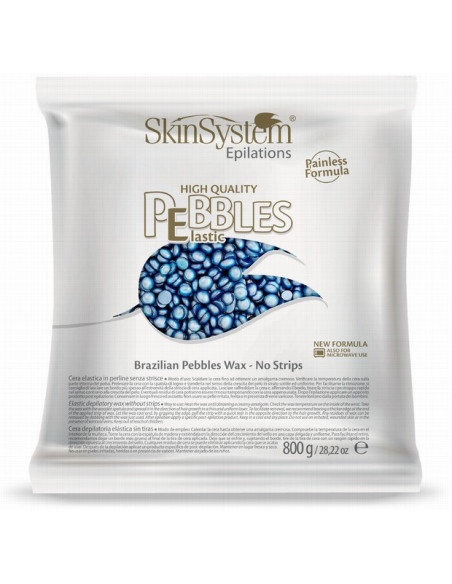 SkinSystem PEBBLES Hårdhett vax Azulene cream 800g