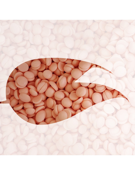 SkinSystem PEBBLES Hårdhett vax Rosa kräm 400g