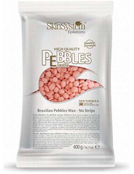 SkinSystem PEBBLES Hårdhett vax Rosa kräm 400g