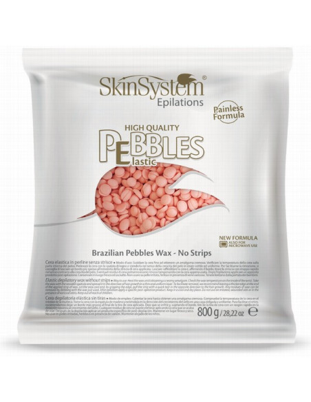 SkinSystem PEBBLES Hårdhett vax Rosa kräm 800g