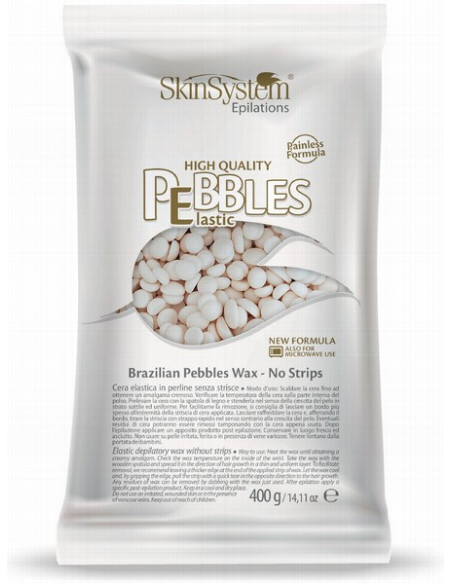 SkinSystem PEBBLES Hårdhett vax Vaniljkräm 400g