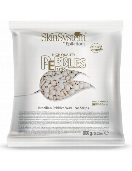 SkinSystem PEBBLES Hårdhett vax Vaniljkräm 800g