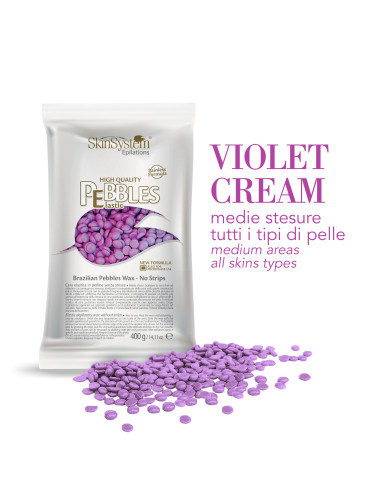 SkinSystem PEBBLES Hårdvarmt vax Lila...