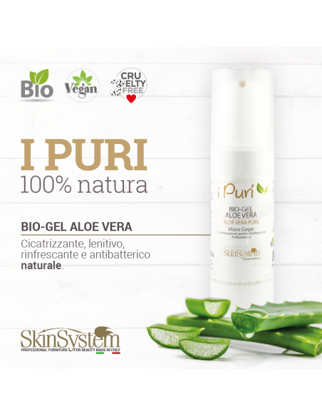 SkinSystem i PURE Aloe Vera Gel med multifunktionella effekter 150ml