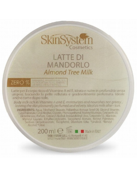 SkinSystem Body Milk (mandel) 200ml
