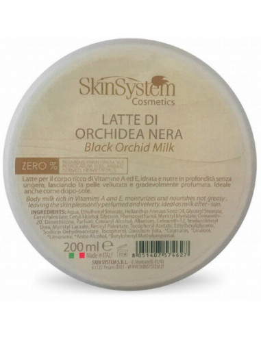 SkinSystem Pieniņš ķermenim, mitrinošs Black Orchid 200ml