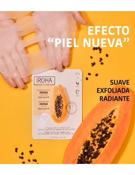 IROHA NATURE Ansiktsmask AHA Peeling (papaya/fruktsyror) 20ml