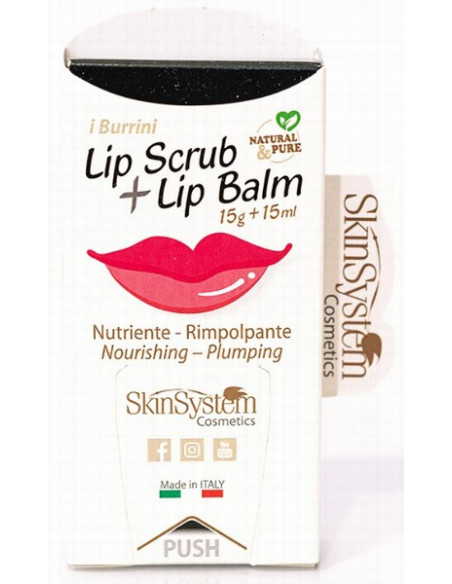 SkinSystem Lip Volume and Care Set (skrubb 15 g + balsam 15 ml)