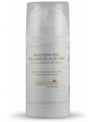 SkinSystem Maska ar alveju taukainai sejas ādai 100ml