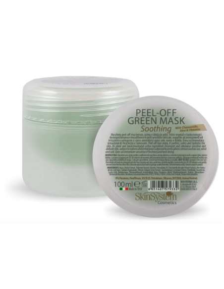 SkinSystem Peel-Off ansiktsmask (grön) 100ml