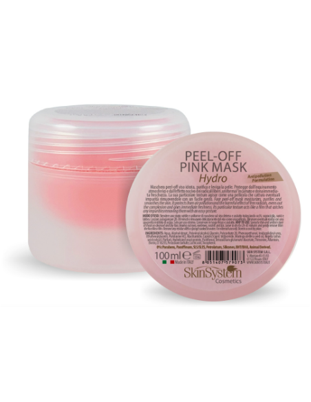 SkinSystem Peel-Off ansiktsmask (rosa) 100ml