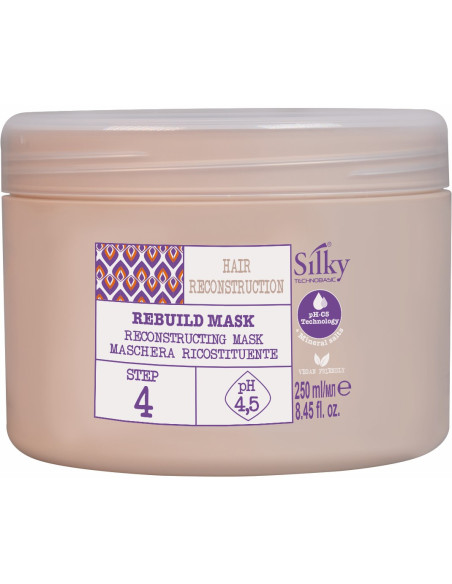 SILKY REBUILD Mask - förseglar nagelbanden, låser in återfuktande och regenererande ingredienser Steg 4 250 ml