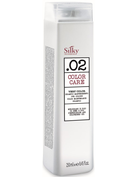 SILKY COLOR CARE Schampo efter färgning, för färgfixering, intensivt återfuktande 250ml
