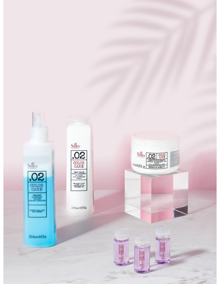 SILKY COLOR CARE-mask för färgat hår, skyddar mot åldrande, antioxidanteffekt 250 ml