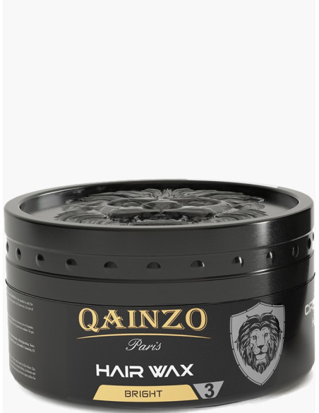 QAINZO Bright Hair Wax, flexibel stadga - glans Nr 3 150ml